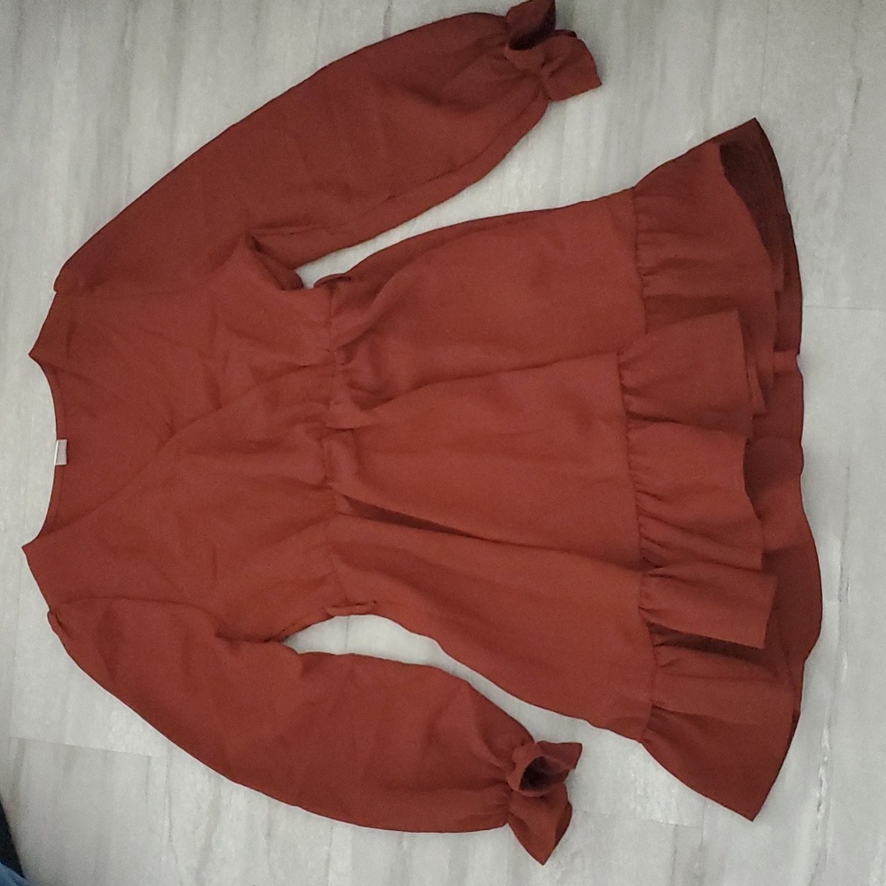 GIRL'S SHEIN ruffle dress 1size 8yo